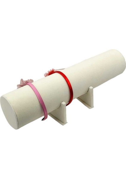 Kadife Ayaklı Krem Toka Stand 40 Cm, Şık ve Kullanışlı Dekor Aksesuarı fiyatları