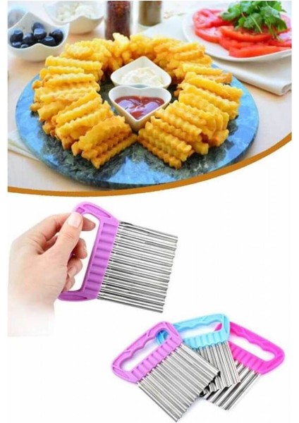 Urve Cips Patates Meyve Dilimleyici Paslanmaz
