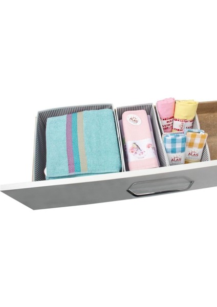 Gri 4'lü Çekmece Düzenleyici Kutu, Makyaj ve Takı Organizasyonu fiyatları