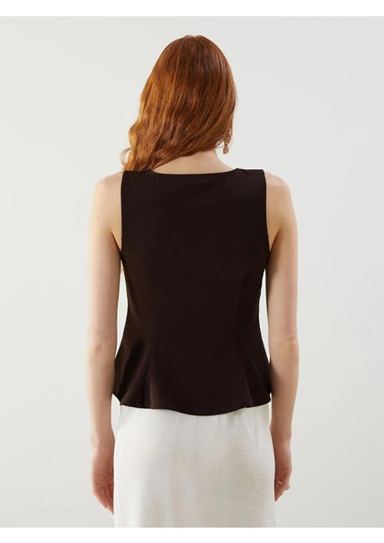 Lcw Vision Kare Yaka Peplum Bluz (S5) fırsatları