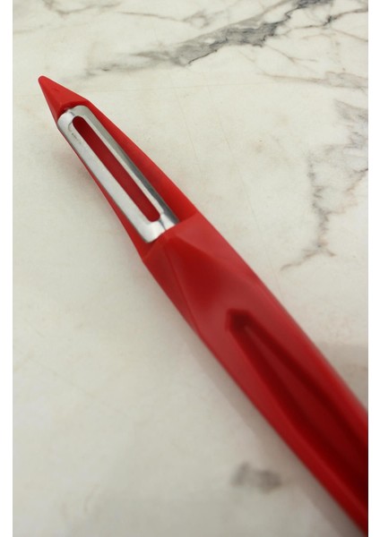 Plastik Soyacak Düz Bıçak Kırmızı fiyatları