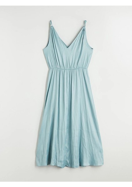 Lcwaıkıkı Classic V Yaka Askılı Saten Elbise (S5) indirimleri