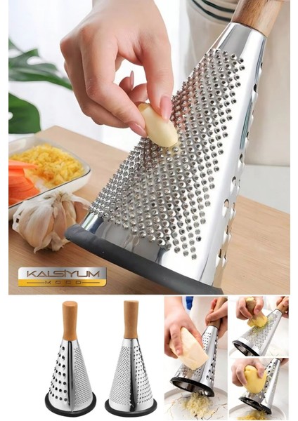 Paslanmaz Çelik Silikon Tabanlı Lüks Ahşap Meyve Sebze Rendesi Mutfak Sunum Rende modelleri