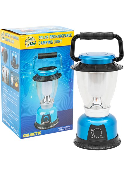 Powermaster GSH-6077 Ledli Kamp Lambası Pilli Ayarlı LED Işıldak Aydınlatma fiyatları