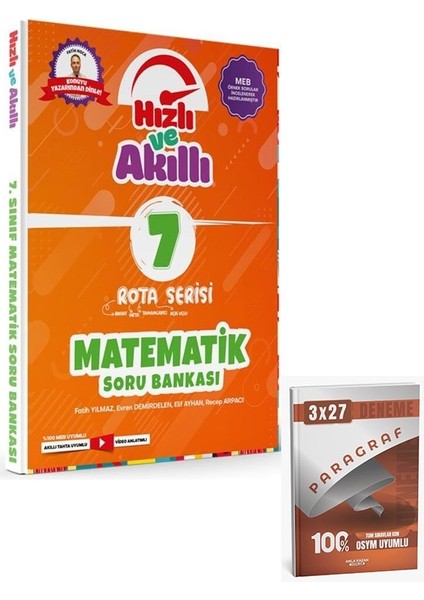 Tammat 2026 7. Sınıf Matematik Rota Serisi Hızlı ve Akıllı Soru Bankası+Anla Kazan Paragraf