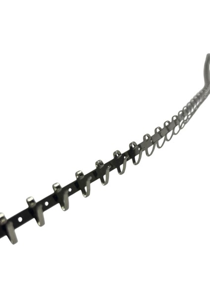 Krom Renkli Metal Takı ve Tesbih Sergileme Askısı, 1 Metre Uzunluk fırsatları