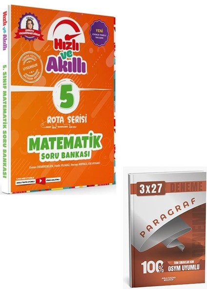 Tammat 2026 5. Sınıf Matematik Rota Serisi Hızlı ve Akıllı Soru Bankası+Anla Kazan Paragraf