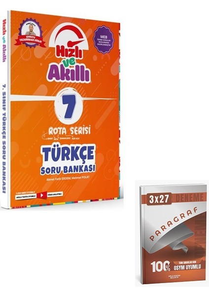 Tammat 2026 7. Sınıf Türkçe Rota Serisi Hızlı ve Akıllı Soru Bankası+Anla Kazan Paragraf