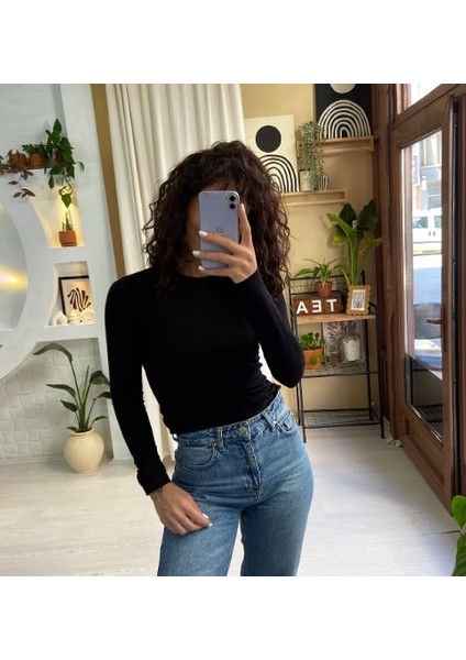 Yuvarlak Yaka Uzun Kollu Basic Body fiyatları