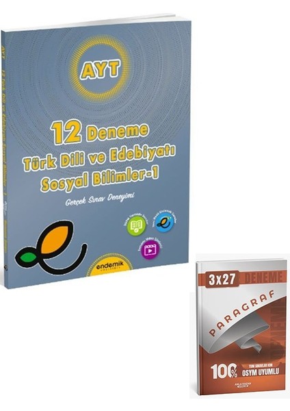 Endemik 2026 Ayt Türk Dili ve Edebiyatı 12 Deneme+Anla Kazan Paragraf