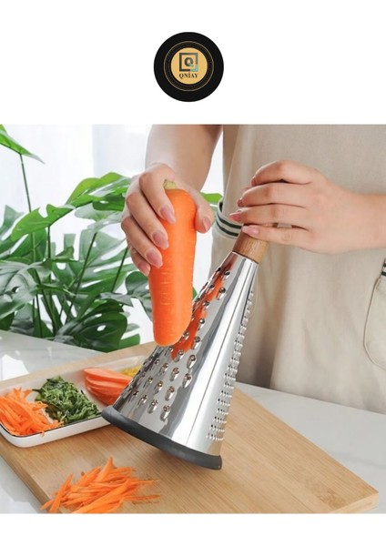 Saplı Paslanmaz Çelik Rende Sebze Meyve Sunum Büyük Rende Silikon Tabanlı Lüks El Rendesi indirimleri