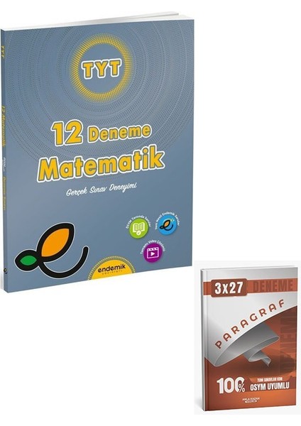 Endemik 2016 Tyt Matematik 12 Deneme+Anla Kazan Paragraf