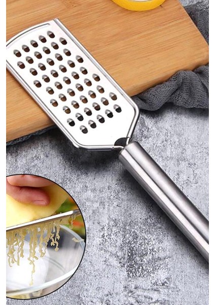 Paslanmaz Çelik Çok Amaçlı Rende ve Soyucu Seti - Peynir, Limon, Sebze 2'li