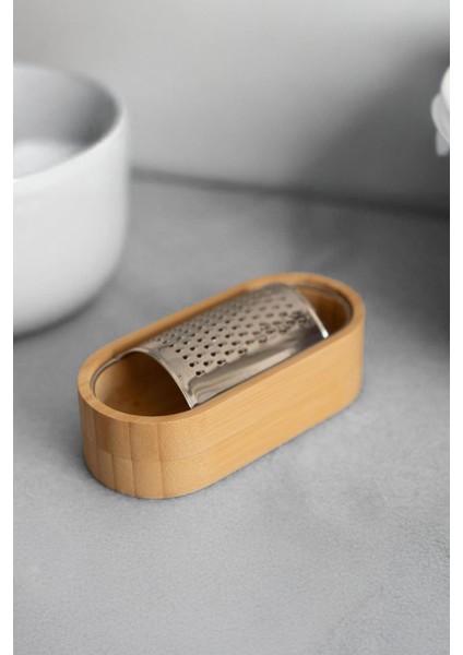 2 Adet Bambu Hazneli Çelik Rende 15CM x 7cm