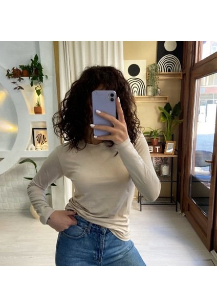 Yuvarlak Yaka Uzun Kollu Basic Body
