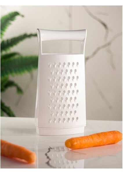 Akrilik Beyaz El Kesmeyen Hazneli Rende