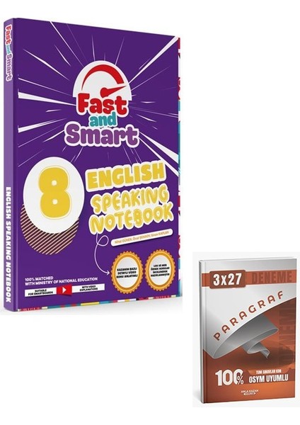 Tammat 2026 8. Sınıf Lgs English Speaking Hızlı ve Akıllı Defter Konuşturan Defter+Anla Kazan Paragraf