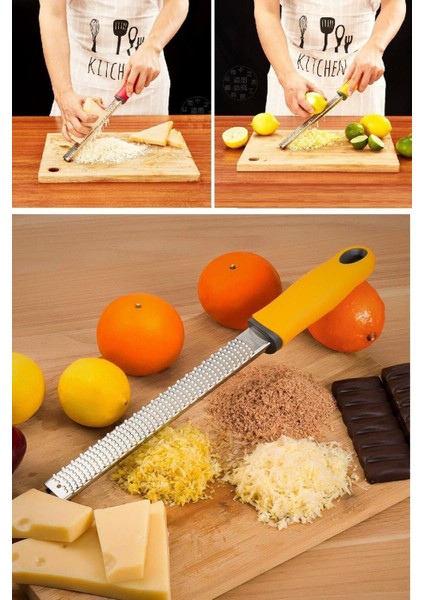 Renkli Saplı Limon Peynir Dilimleyicisi Uzun