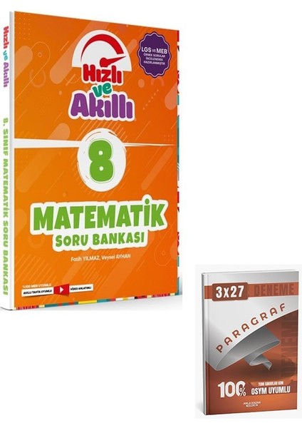 Tammat 2026 8. Sınıf Lgs Matematik Hızlı ve Akıllı Soru Bankası+Anla Kazan Paragraf