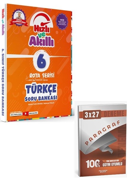 Tammat 2026 6. Sınıf Türkçe Rota Serisi Hızlı ve Akıllı Soru Bankası+Anla Kazan Paragraf
