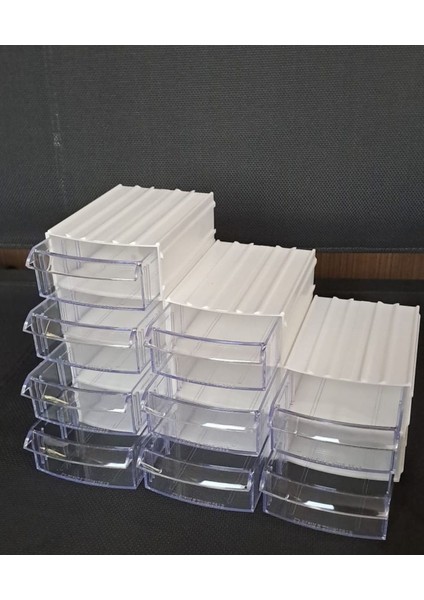Şeffaf Çekmeceli Organizer Kutu 9 Bölmeli Saklama ve Düzenleme Kutusu fırsatları