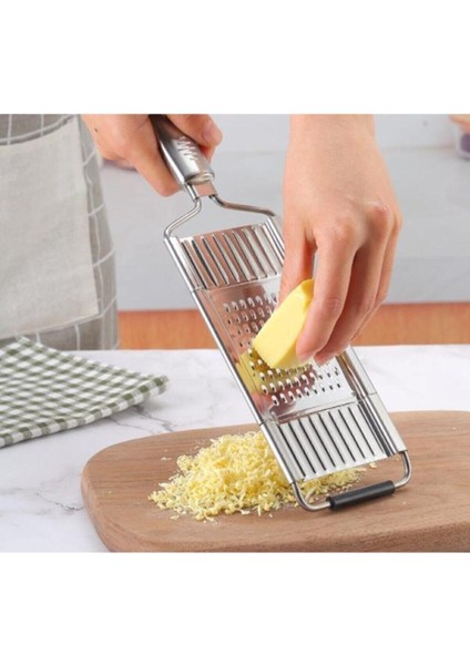 Profesyonel 3 Bıçaklı Çoklu Dilimleyici ve Rende Paslanmaz Çelik Sebze ve Peynir Rendesi indirimleri