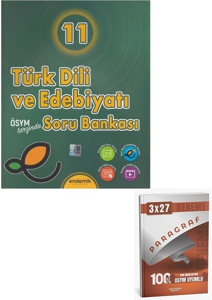 Endemik 2026 11. Sınıf Türk Dili ve Edebiyatı Soru Bankası+Anla Kazan Paragraf
