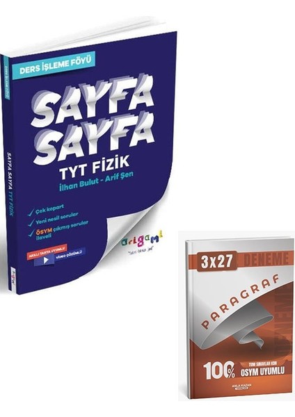 Tammat 2026 Tyt Fizik Sayfa Sayfa Ders Işleme Föyü+Anla Kazan Paragraf