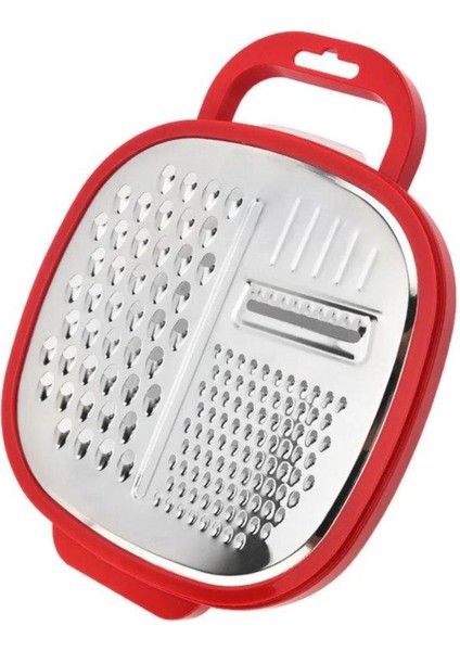 Rende 19 x 24,4 cm Çelik Beyaz-Kırmızı 4 Parça fiyatları