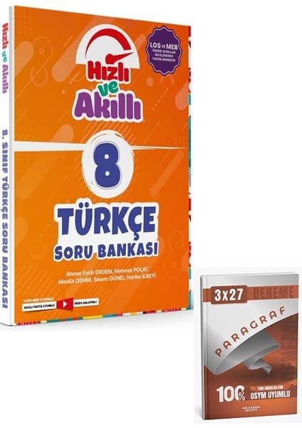Tammat 2026 8. Sınıf Lgs Türkçe Hızlı ve Akıllı Soru Bankası+Anla Kazan Paragraf