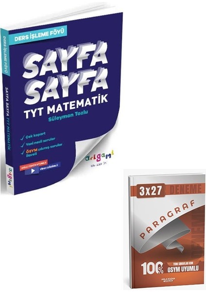Tammat 2026 Tyt Matematik Sayfa Sayfa Ders Işleme Föyü+Anla Kazan Paragraf