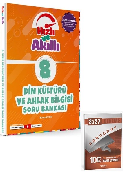Tammat 2026 8. Sınıf Lgs Din Kültürü ve Ahlak Bilgisi Hızlı ve Akıllı Soru Bankası+Anla Kazan Paragraf