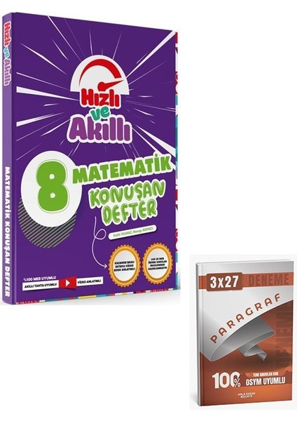 Tammat 2026 8. Sınıf Lgs Matematik Hızlı ve Akıllı Defter Konuşturan Defter+Anla Kazan Paragraf
