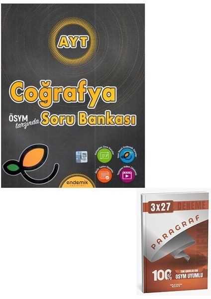 Endemik 2026 Ayt Coğrafya Soru Bankası+Anla Kazan Paragraf