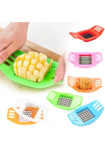 Plastik Patates Limon Portakal Doğrayıcı Dilimleyici Soyma Bıçağı