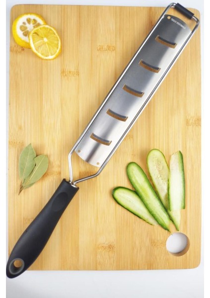 Paslanmaz Çelik El Rendesi 38,5 cm Siyah Desen-3 - THN75751 C1-1-18