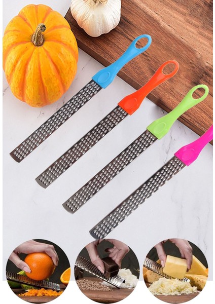 Renkli Saplı Limon Rendesi 27 cm - Peynir Rendesi