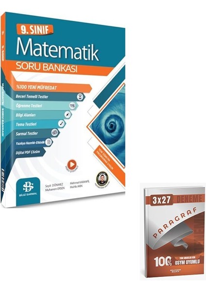 Bilgisarmal 2026 9. Sınıf Matematik Soru Bankası+Anla Kazan Paragraf