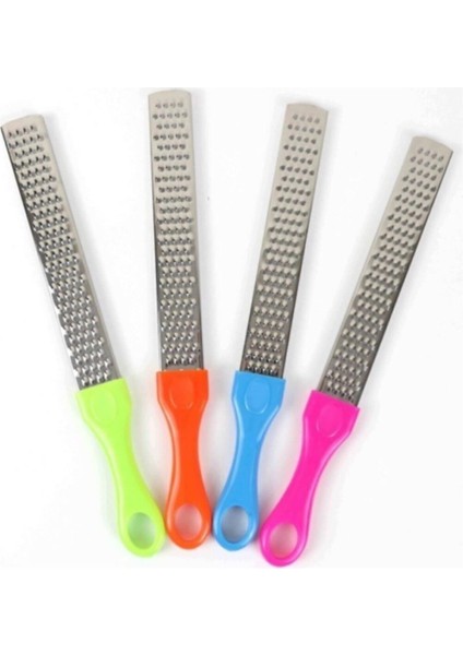 Renkli Saplı Uzun Limon ve Sarımsak Rendesi