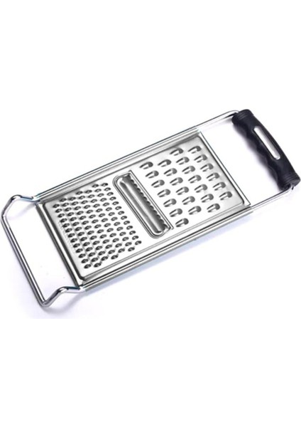 Paslanmaz Çelik Plastik Saplı Büyük Boy Sebze Meyve Peynir El Rendesi