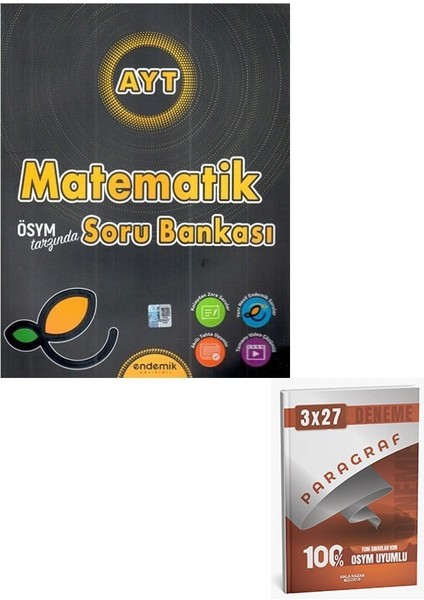 Endemik 2026 Ayt Matematik Soru Bankası+Anla Kazan Paragraf
