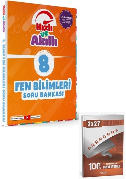 Tammat 2026 8. Sınıf Lgs Fen Bilimleri Hızlı ve Akıllı Soru Bankası+Anla Kazan Paragraf