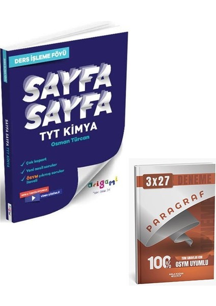 Tammat 2026 Tyt Kimya Sayfa Sayfa Ders Işleme Föyü+Anla Kazan Paragraf