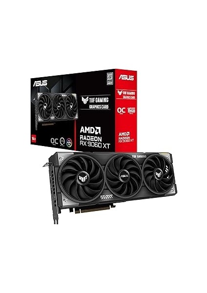 TUF-RX9060XT-O16G-GAMING-AMD-RADEON-RX 9060-16G-16GB GDDR6-128BIT-OC-HDMI-2XDP-EKRAN Karti