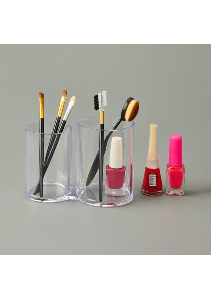 Şeffaf 2'li Pamuklu Organizer, Çok Renkli, 15X9X14 cm fırsatları