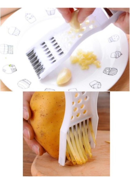 3 Adet 6 Fonksiyonlu Rende Soyacak Set Jülyen Soyacak Rende Şekilli Meyve Sebze Kesme Doğrama Robot fırsatları