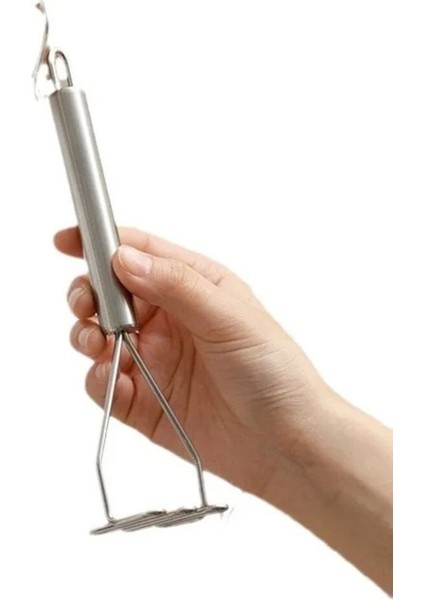 Paslanmaz Metal Patates Ezici 24 cm