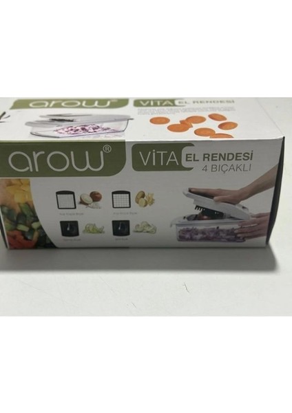 4 Bıçaklı Vita El Rendesi
