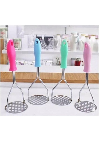Renkli Saplı Metal Patates Ezici fiyatları