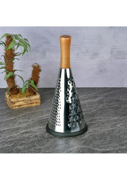 Ahşap Saplı Huni Rende 22CM